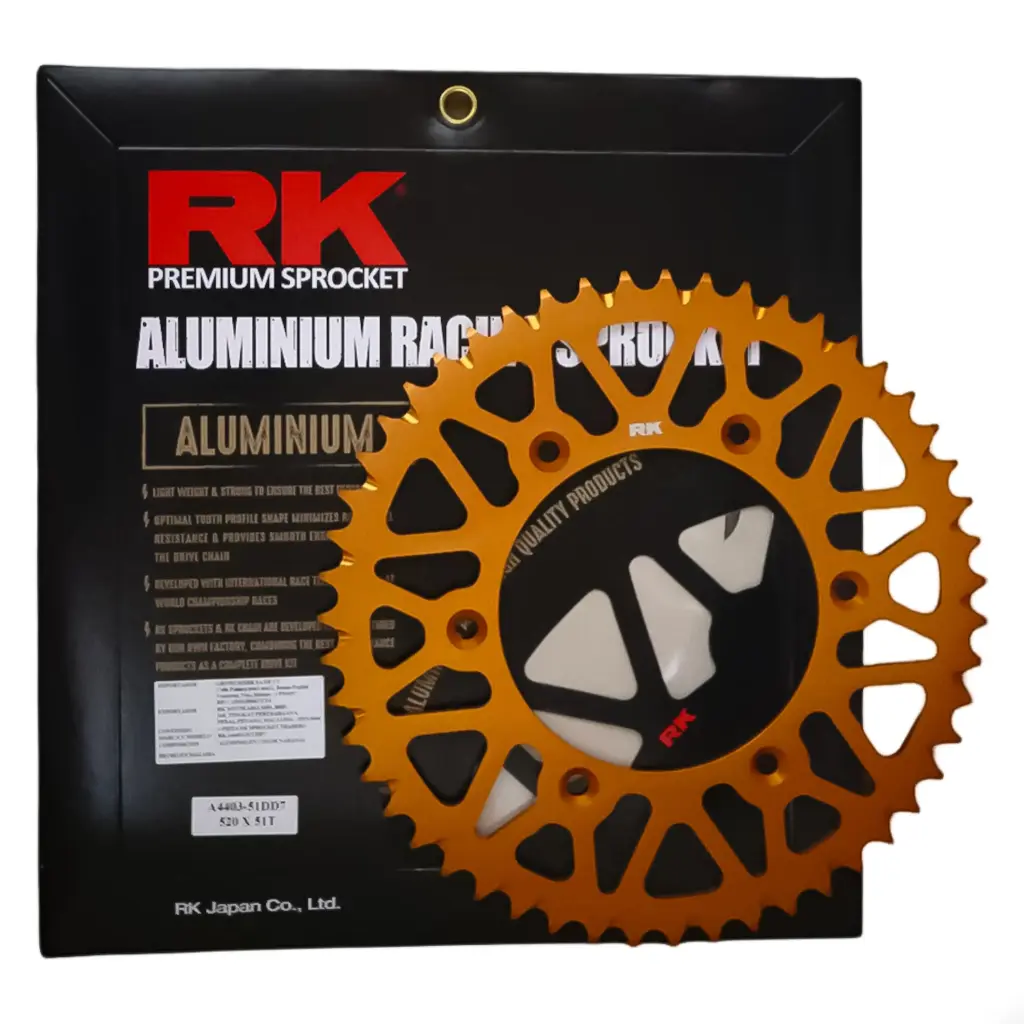 CORONA DE ALUMINIO RK 520 X 51T KTM 250/450