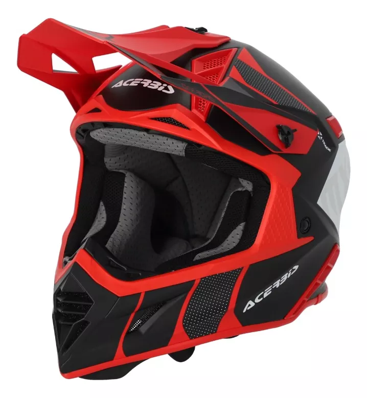 CASCO X-TRACK 2206 (Negro/Rojo, S)