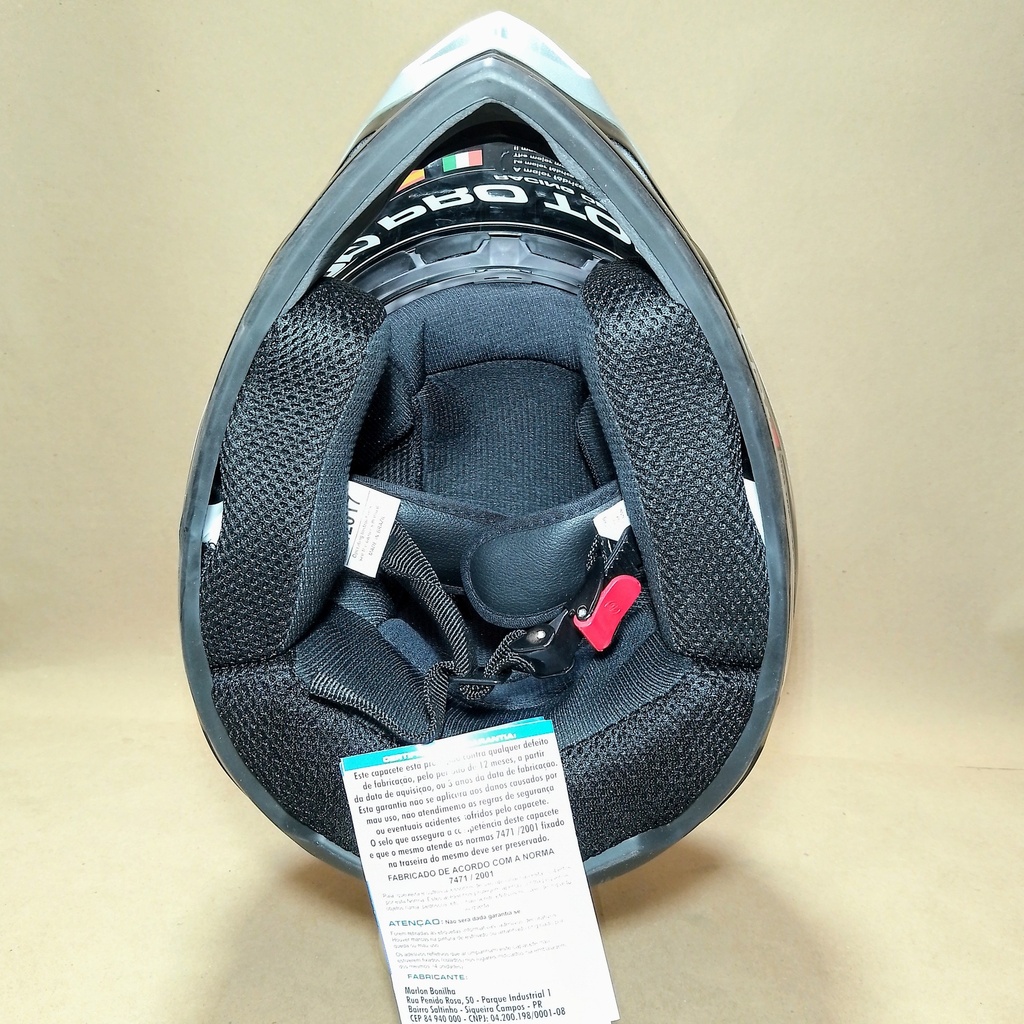 CASCO CROSS TH1 VISION NEGRO PRO TORK 