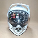 CASCO CROSS TH1 VISION BLANCO PRO TORK 