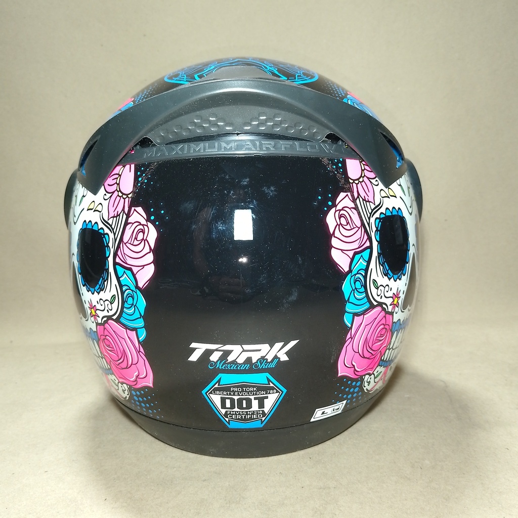 CASCO EVOLUTION G7 MEXICAN SKULL NEGRO 