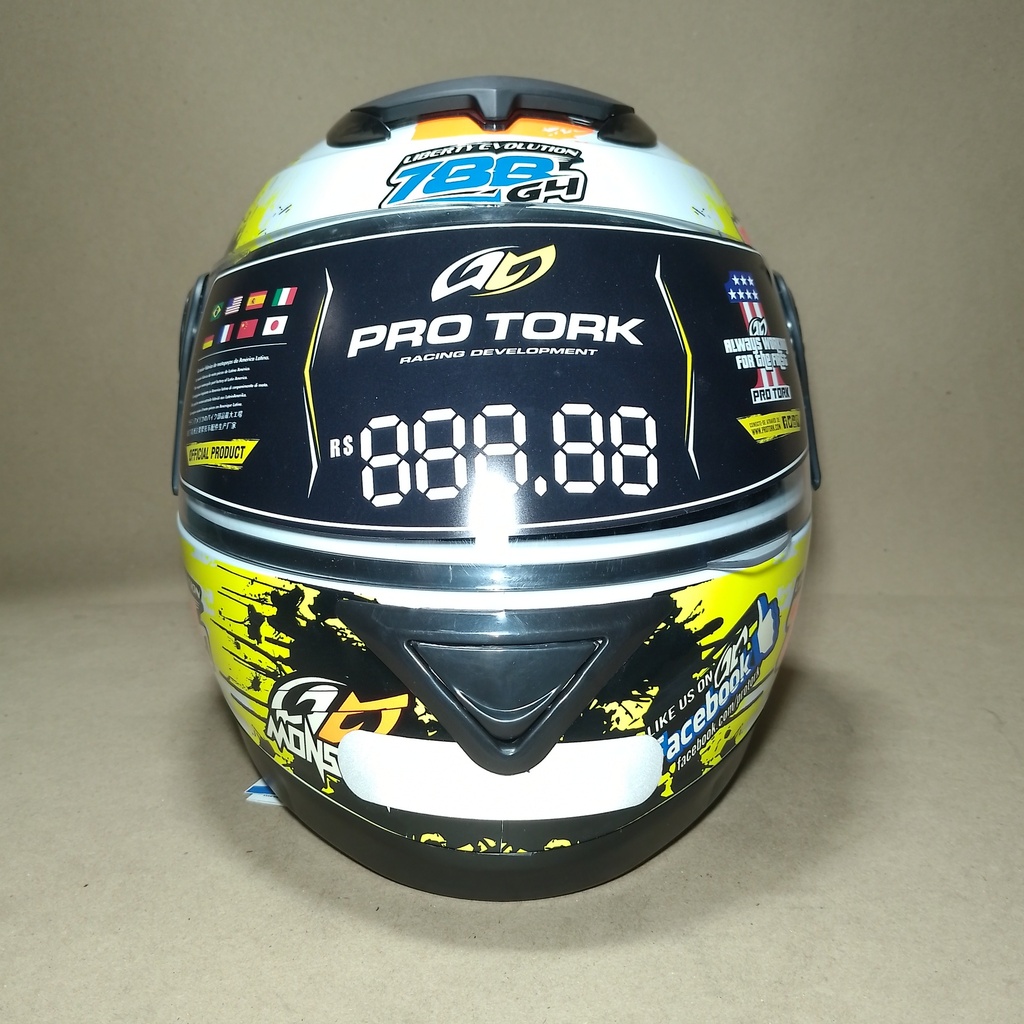 CASCO EVOLUTION 4G MONSTER BLANCO PRO TORK 