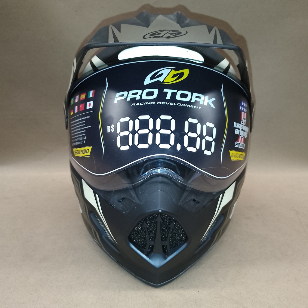 CASCO TH-1 VISON NEW ADVENTURE GRAFITO PRO TORK 