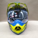 CASCO CROSS TH1 VISION ADVENTURE AMARILLO/AZUL PRO TORK