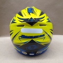 CASCO CROSS TH1 VISION ADVENTURE AMARILLO/AZUL PRO TORK