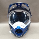 CASCO CROSS TH1 VISION ADVENTURE AZUL/BLANCO PRO TORK 