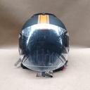 CASCO NEW ATOMIC SKULL RIDERS NEGRO/NARANJA MATE 