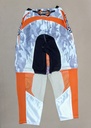 PANTALON PODIUM GRIS/NARANJA TALLA M
