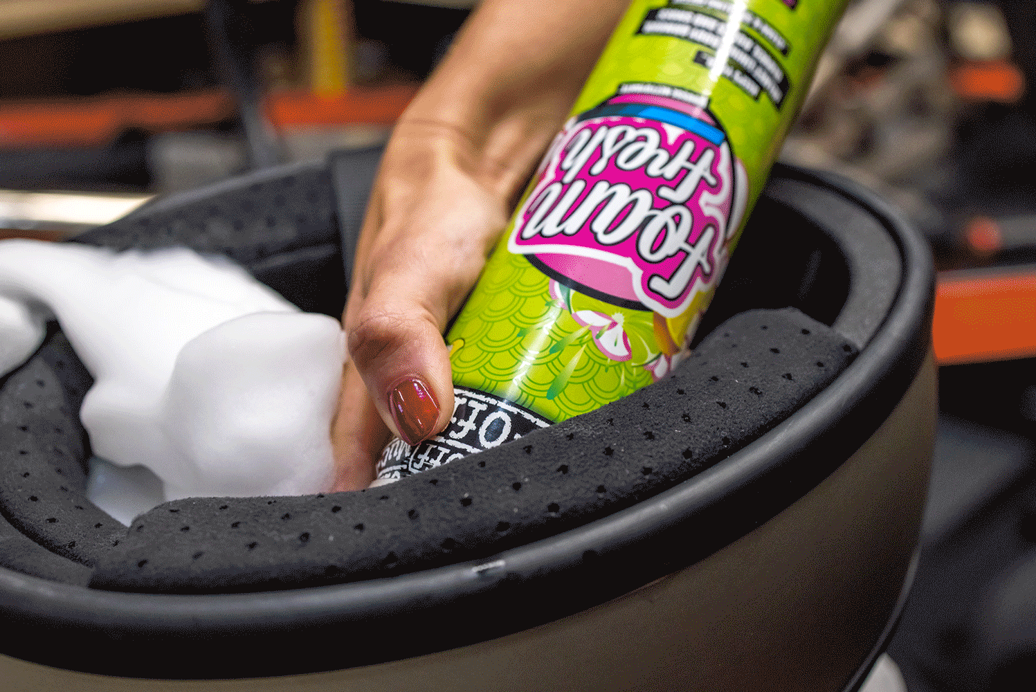 Foam Fresh in Helmet Liner.gif