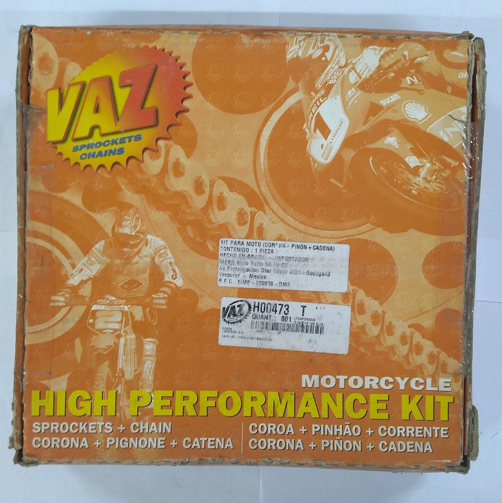KIT CBR 929 VAZ 00-03 CORONA+PIÑON+CADENA