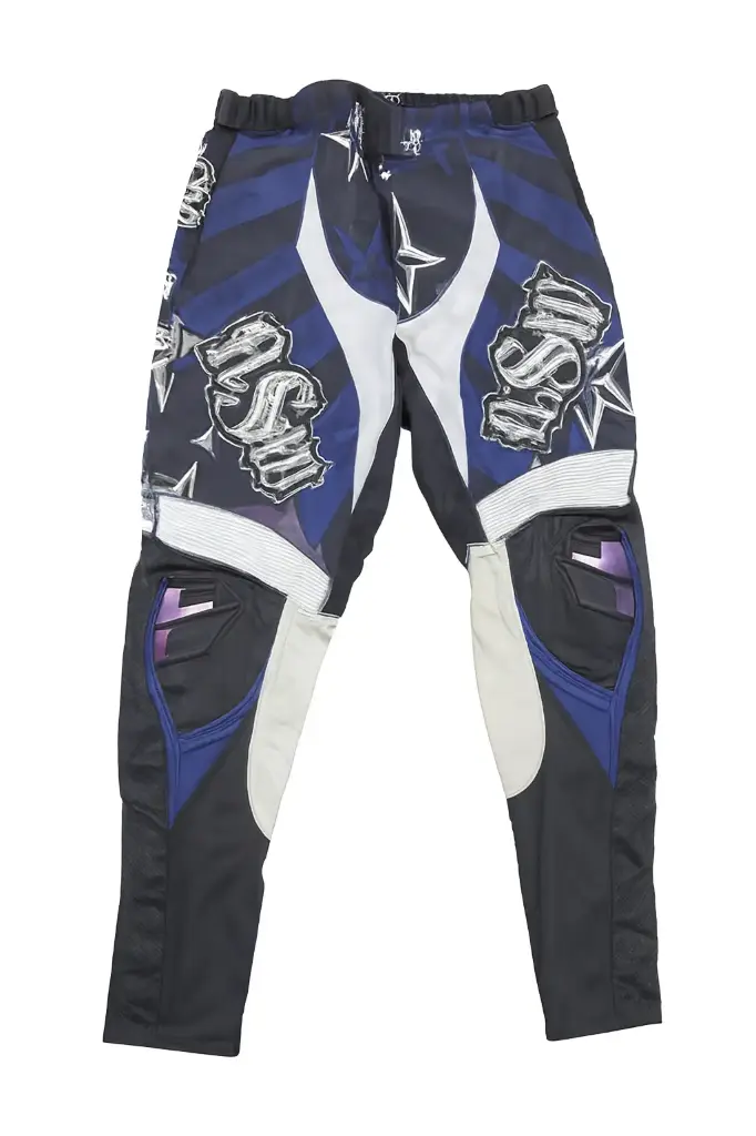 PANTALON ASW PODIUM MORADO/NEGRO TALLA 40