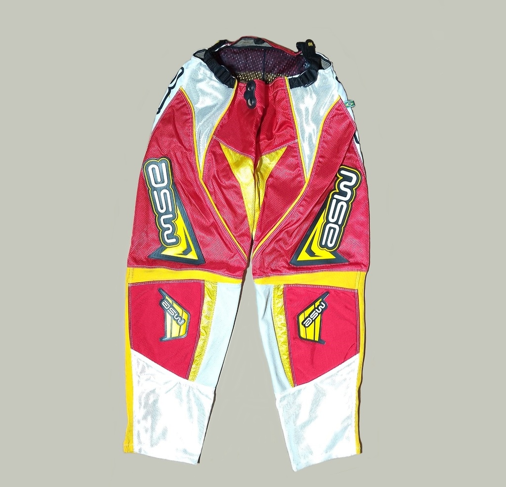 PANTALON PODIUM 07 ROJO-AMARILLO TALLA 38