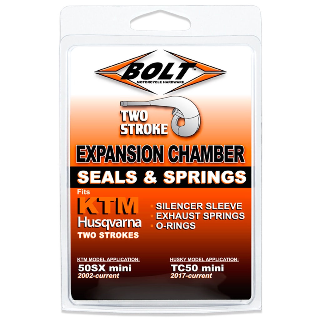 MUELLES Y SELLOS DE CÁMARA DE EXPANSIÓN DE 2 TIEMPOS Para 2002-ACTUAL KTM 50cc & 2017-ACTU
