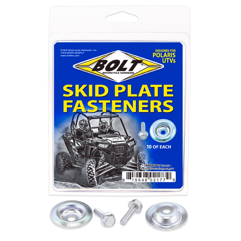 SUJETADORES DE PLACAS PROTECTORAS PARA POLARIS UTV RZR