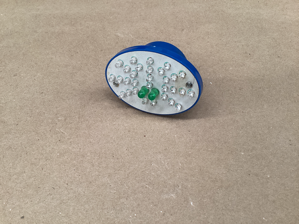 FOCO 2 POLOS CON LEDS ( TRASERO OVALADO )