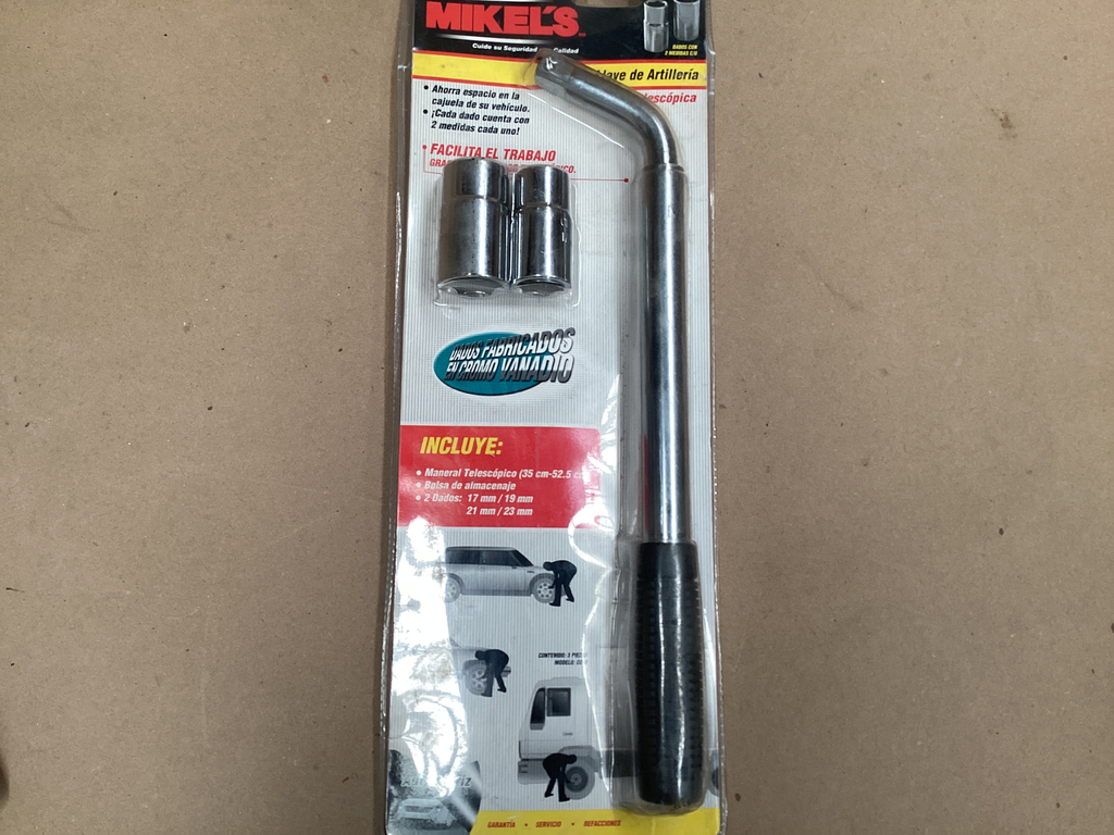 LLAVE ARTILLERIA TELESCOPICA CON DADOS