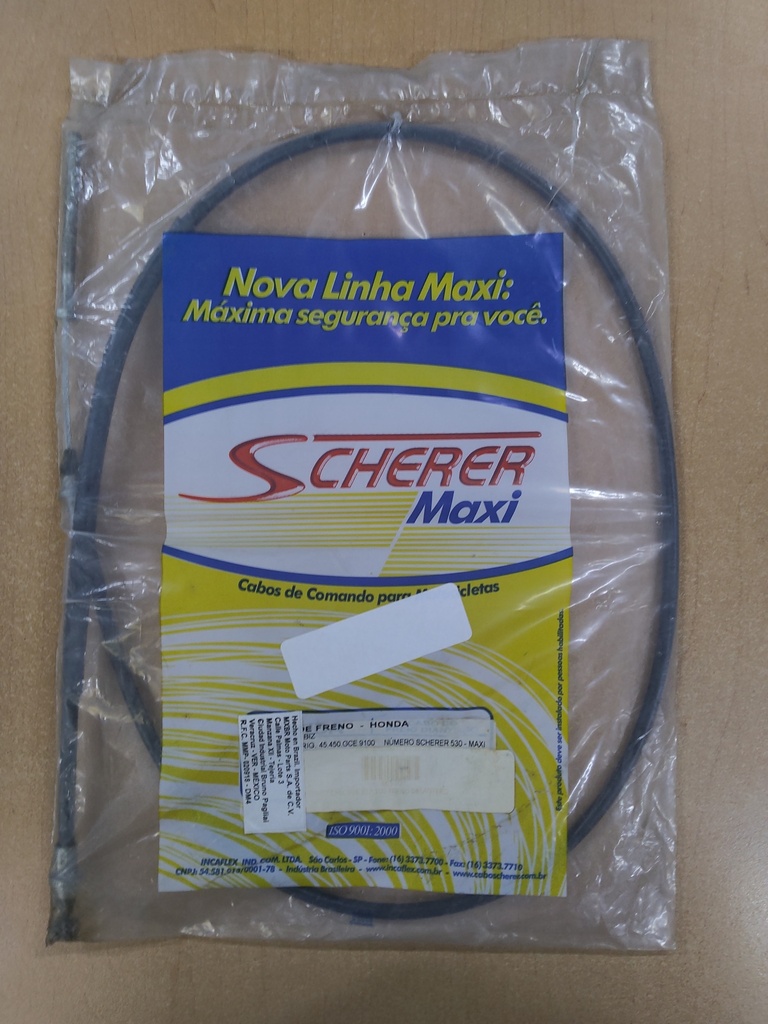 CHICOTE BIZ 100 FRENO DELANTERO