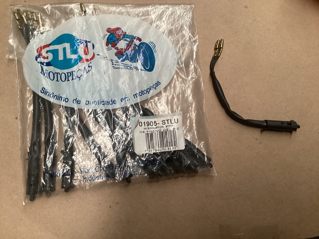 INTERRUPTOR STOP DE FRENO DEL. BIZ 100 10 PIEZAS