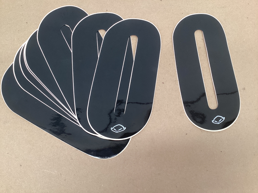 NUMEROS PARA MOTO 0 NEGRO - BOLSA CON 10