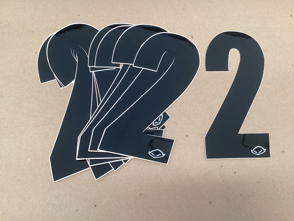 NUMEROS PARA MOTO 2 NEGRO