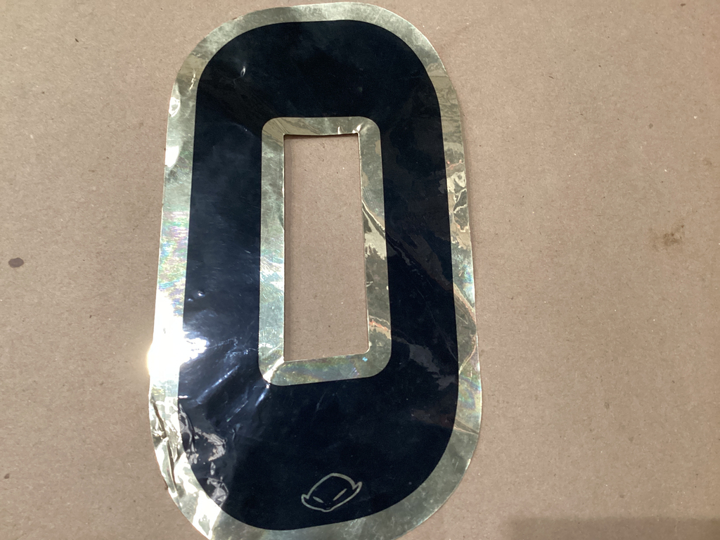 NUMEROS 0 PARA MOTO NEGRO/PLATA C/U