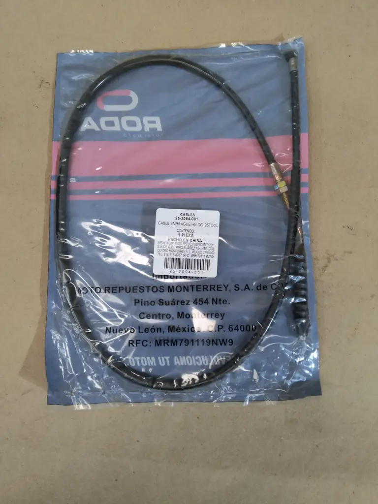 [252094001] CABLE DE EMBRAGUE HN CG125 TOOL