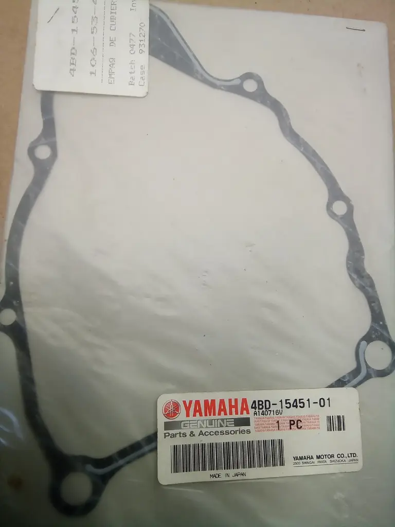 EMPAQ DE CUBIERTA DE CARTER