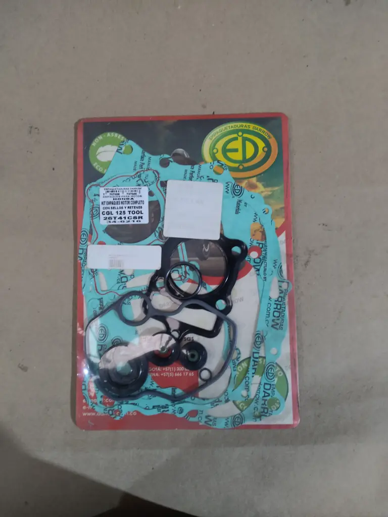 SET DE EMPAQUES COMPLETO HN CGL125TOOL SELLOS Y RETENES