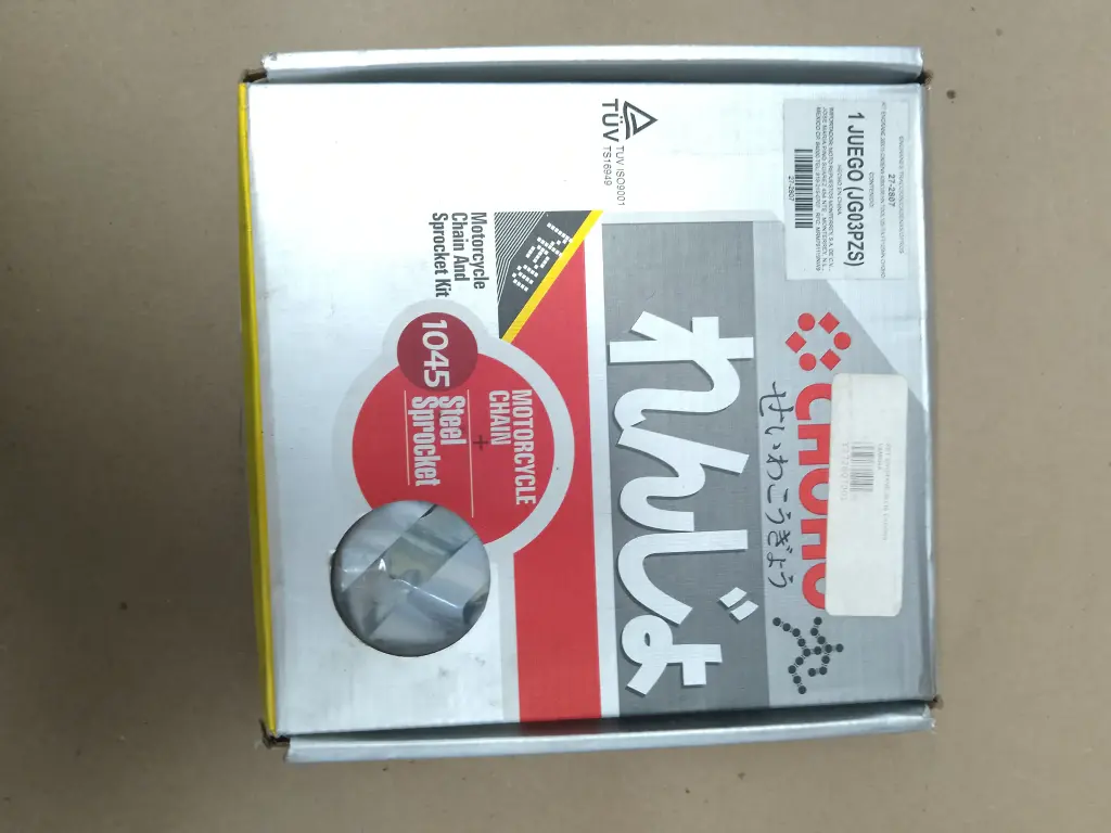 SET ENGRANE 38X15 CADENA 428X108 HN TOOL125 ITA FT125MN CHOH