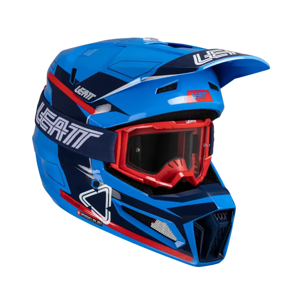 [1025100482] KIT CASCO & GOGGLES MOTO 3.5  (Royal, M)