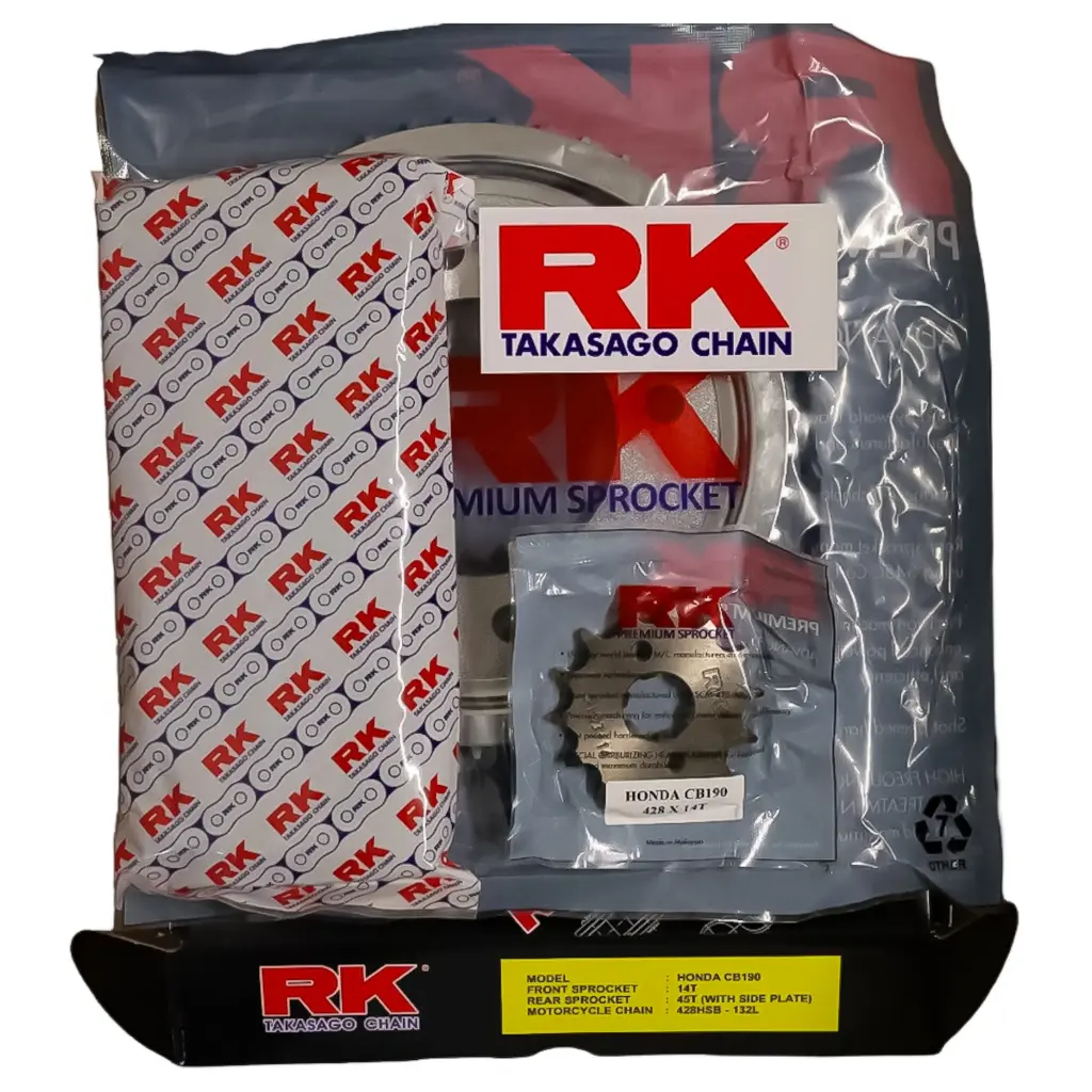 KIT DE ARRASTRE RK 428 X 45T X 14T HONDA CB190