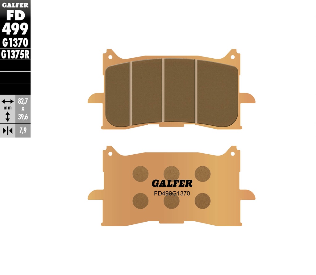 BALATA DELANTERA GALFER [FD499G1370]