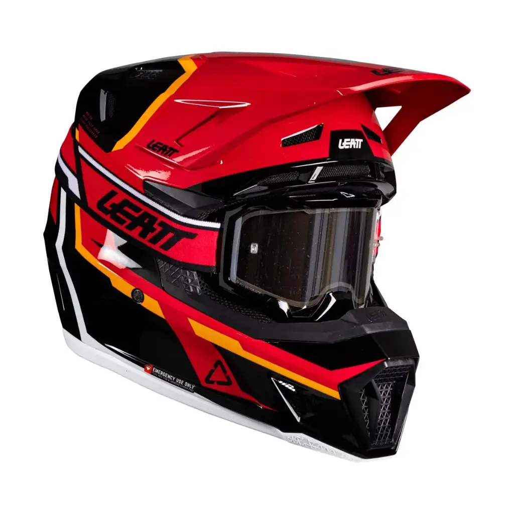 [1026000452] KIT CASCO MOTO 7.5 & GOGGLES 4.5  (Rojo, M)