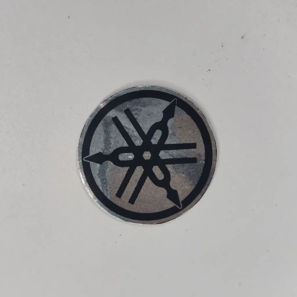 CALCOMANIA YAMAHA 4.5CM METALIZADA