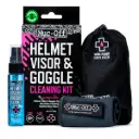 MUC-OFF KIT DE LIMPIEZA DE VISOR Y GOGGLES DE CASCO