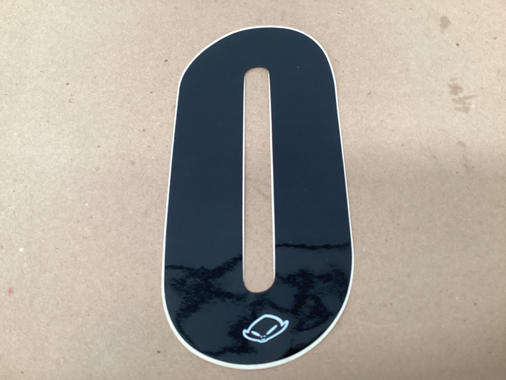 Número 0 PARA MOTO NEGRO