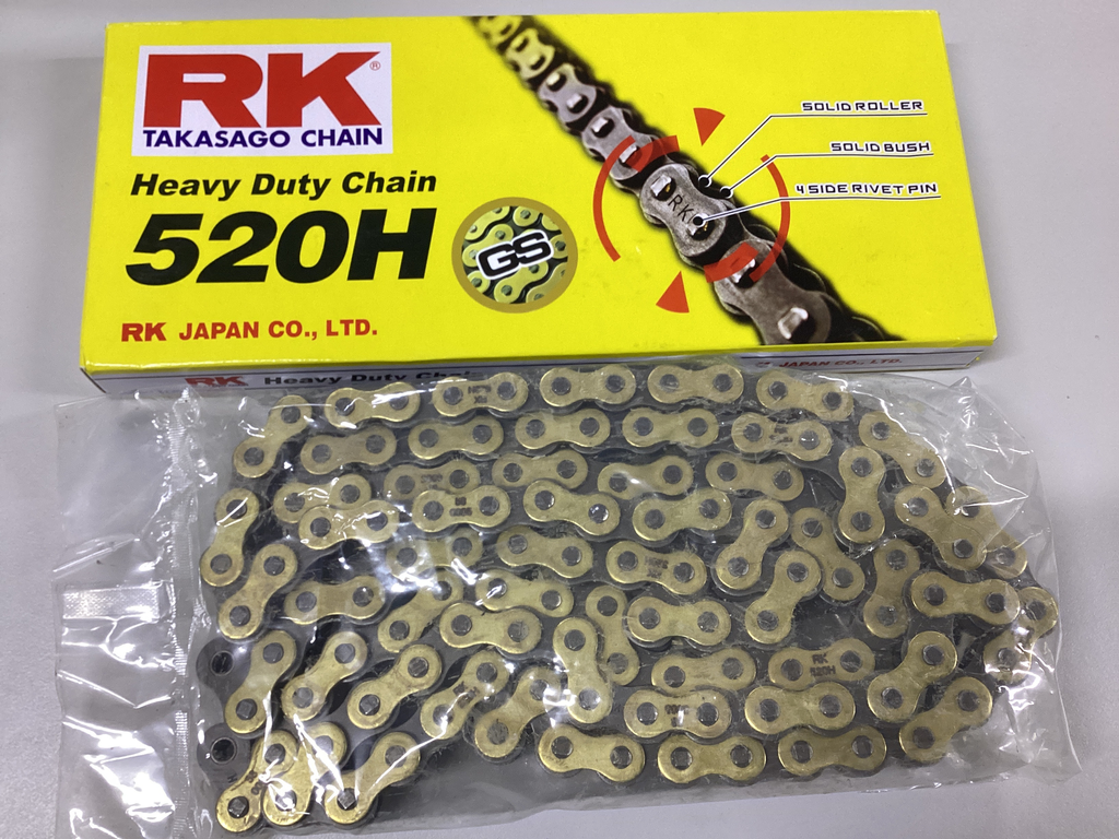 CADENA RK 520H 120L DORADA
