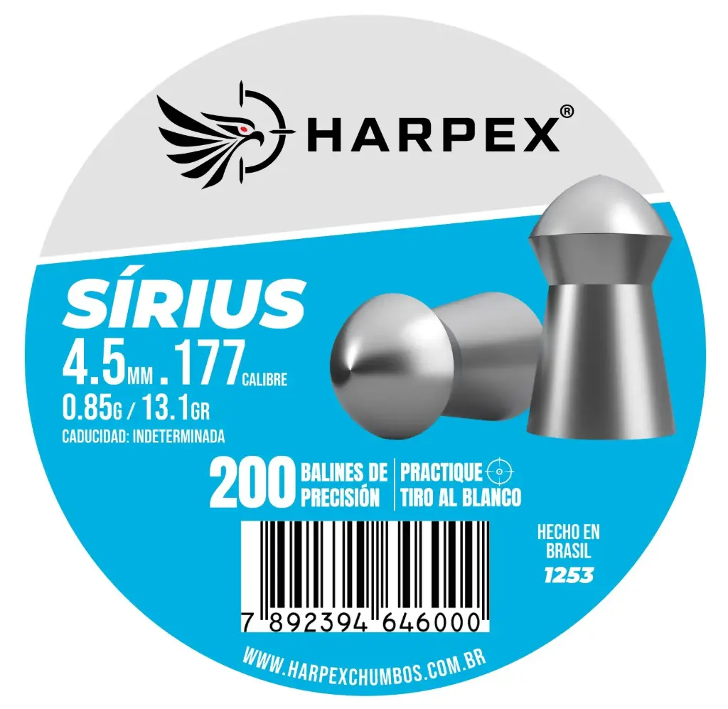 [1253] BALINES SIRIUS 4.5MM .177 CALIBRE 