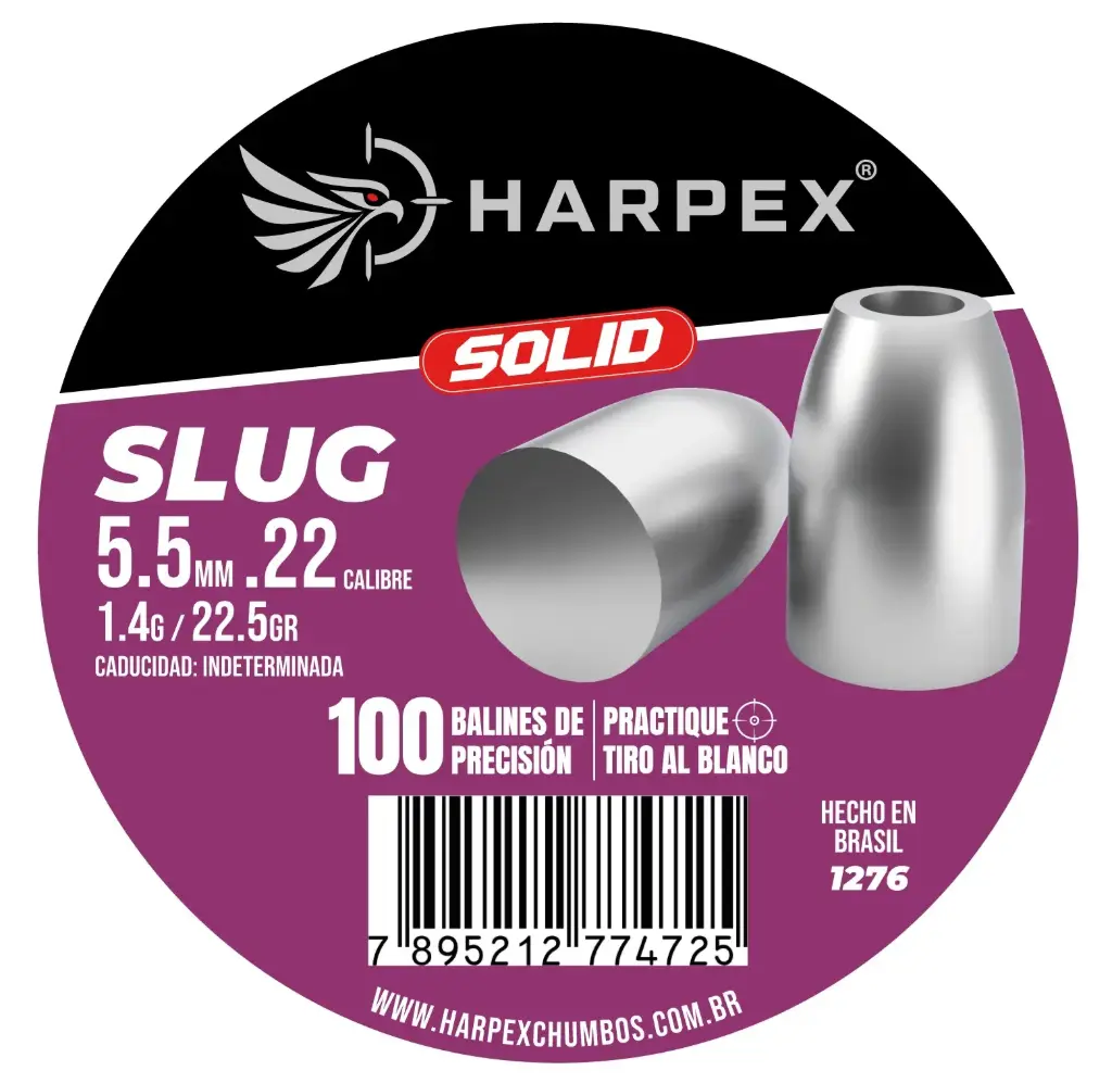 [1276] BALINES SLUG SOLID 5.5MM .22 CALIBRE 