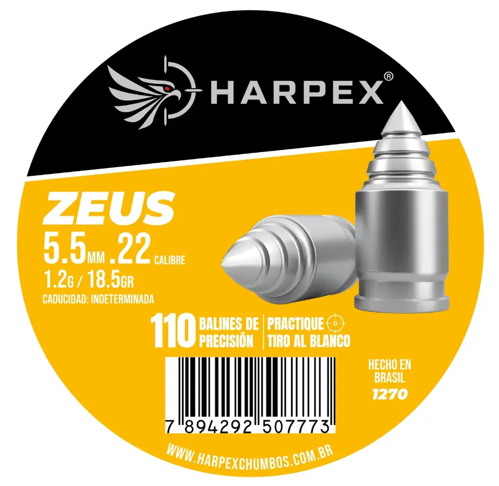 [1270] BALINES ZEUS 5.5MM .22 CALIBRE 