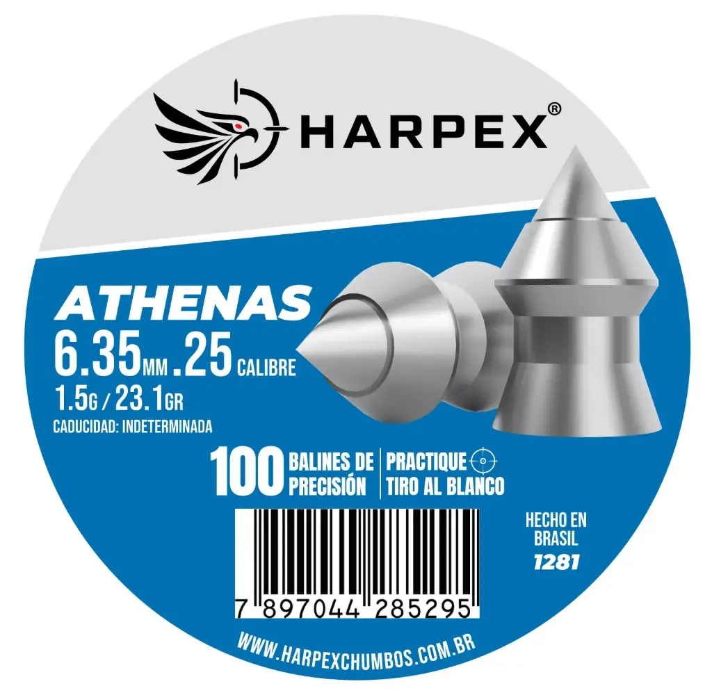 [1281] BALINES ATHENAS 6.35MM .25 CALIBRE 
