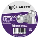 BALINES DIABOLÔ 6.35MM .25 CALIBRE 