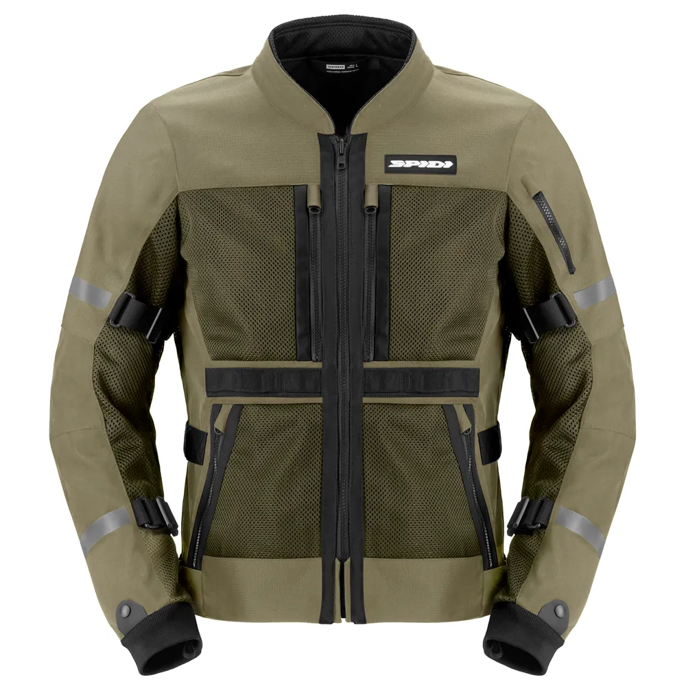 [T379265M] CHAMARRA DE MALLA PARA MOTOCICLISTA TECH ARMOR 2 (Verde, M)