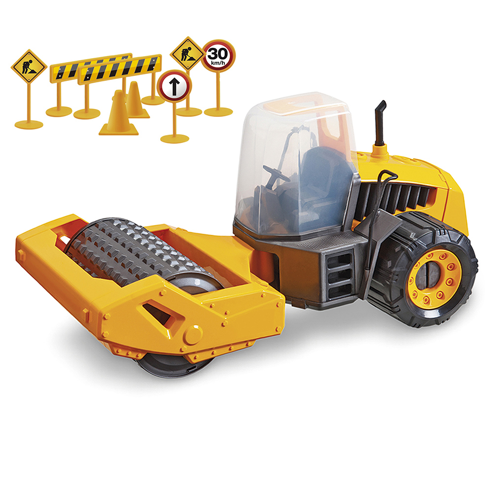MAQUINA DE CONSTRUCCION COMPACTADORA AMARILLO