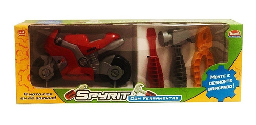 MOTO CON HERRAMIENTAS SPYRIT ROJO