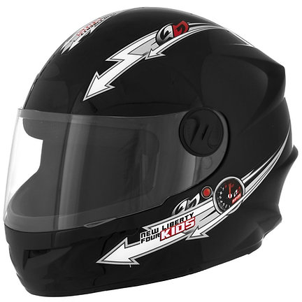 CASCO LIBERTY FOUR INFANTIL NEGRO PRO TORK 