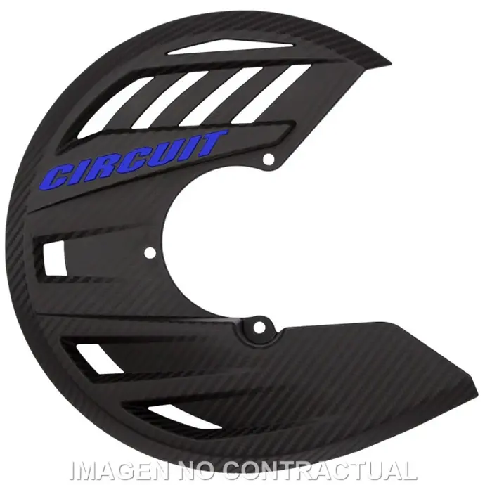 PROTECTOR DE DISCO CIRCUIT BALÍSTICO CARBONO/AZUL