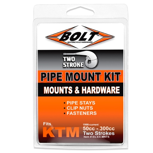 [EU.EX.MNTS] SOPORTES DE TUBERÍA KTM DE 2 TIEMPOS 2 Strokes, 50cc-300cc.