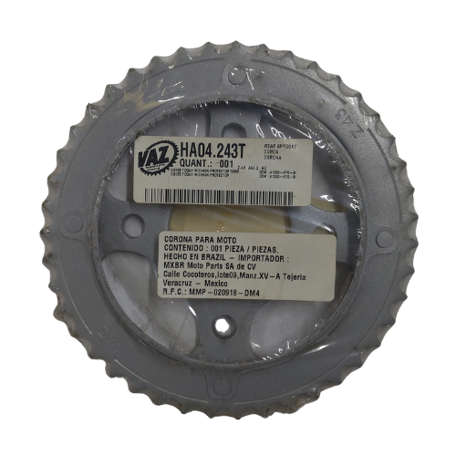 [HA04243T] CORONA CARGO 150 / TITAN 150 43 DIENTES