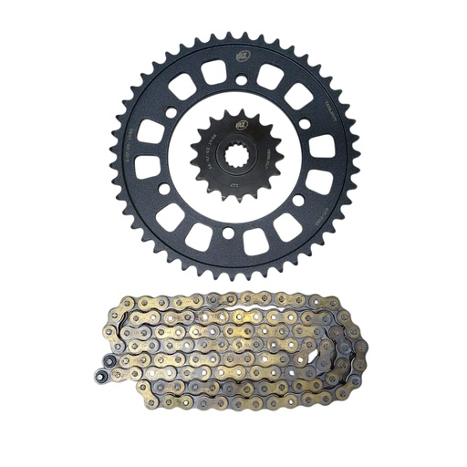 [Y00287T] KIT FZR 1000 CORONA+PIÑON+CADENA